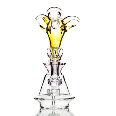 Artisan Bull Head Fume Glass Water Pipe