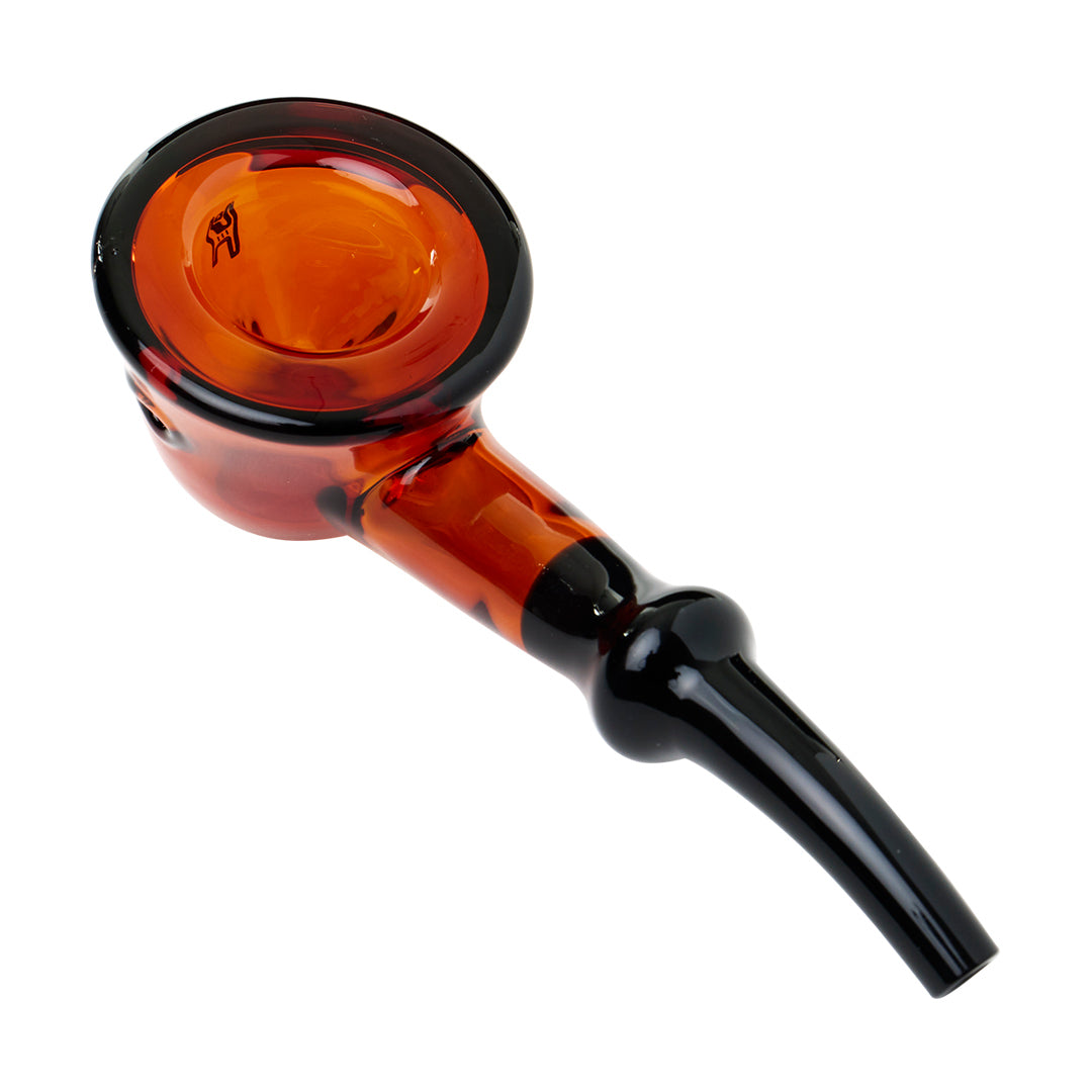 Sculpted Fleur Glass Hand Pipe