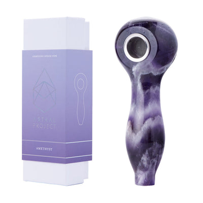 Natural Gemstone Spoon Pipes for Herbal Use