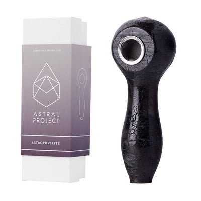 Natural Gemstone Spoon Pipes for Herbal Use