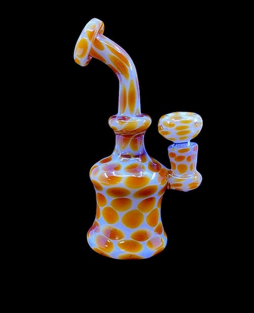 Leopard Print Compact Water Pipe