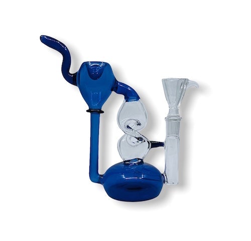 Compact 8-Inch Recycler Water Pipe