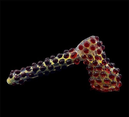 Artisan Marble Dry Herb Bubbler
