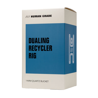 Premium Dual Uptake Borosilicate Glass Recycler Rig