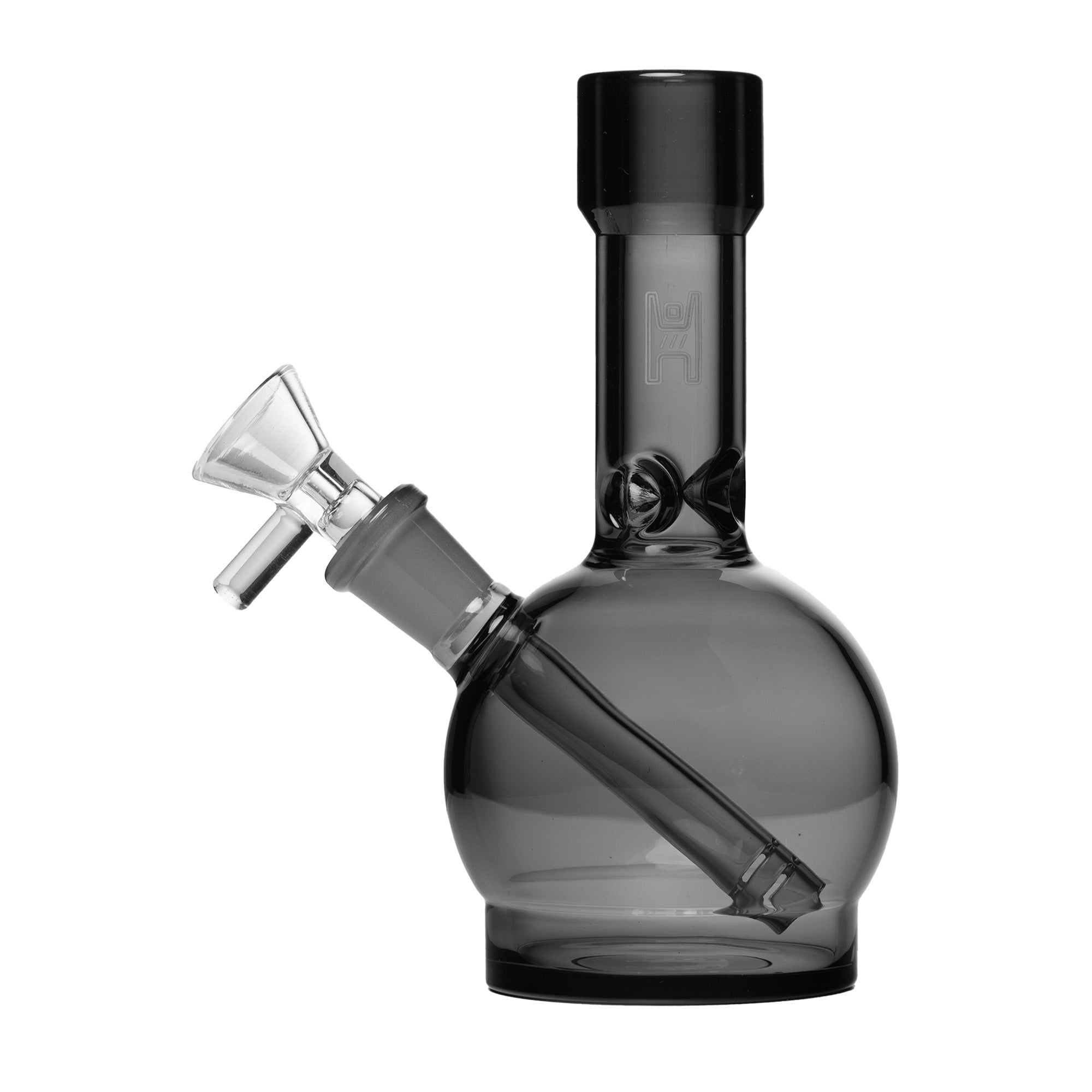 Compact 6-Inch Borosilicate Ball Water Pipe