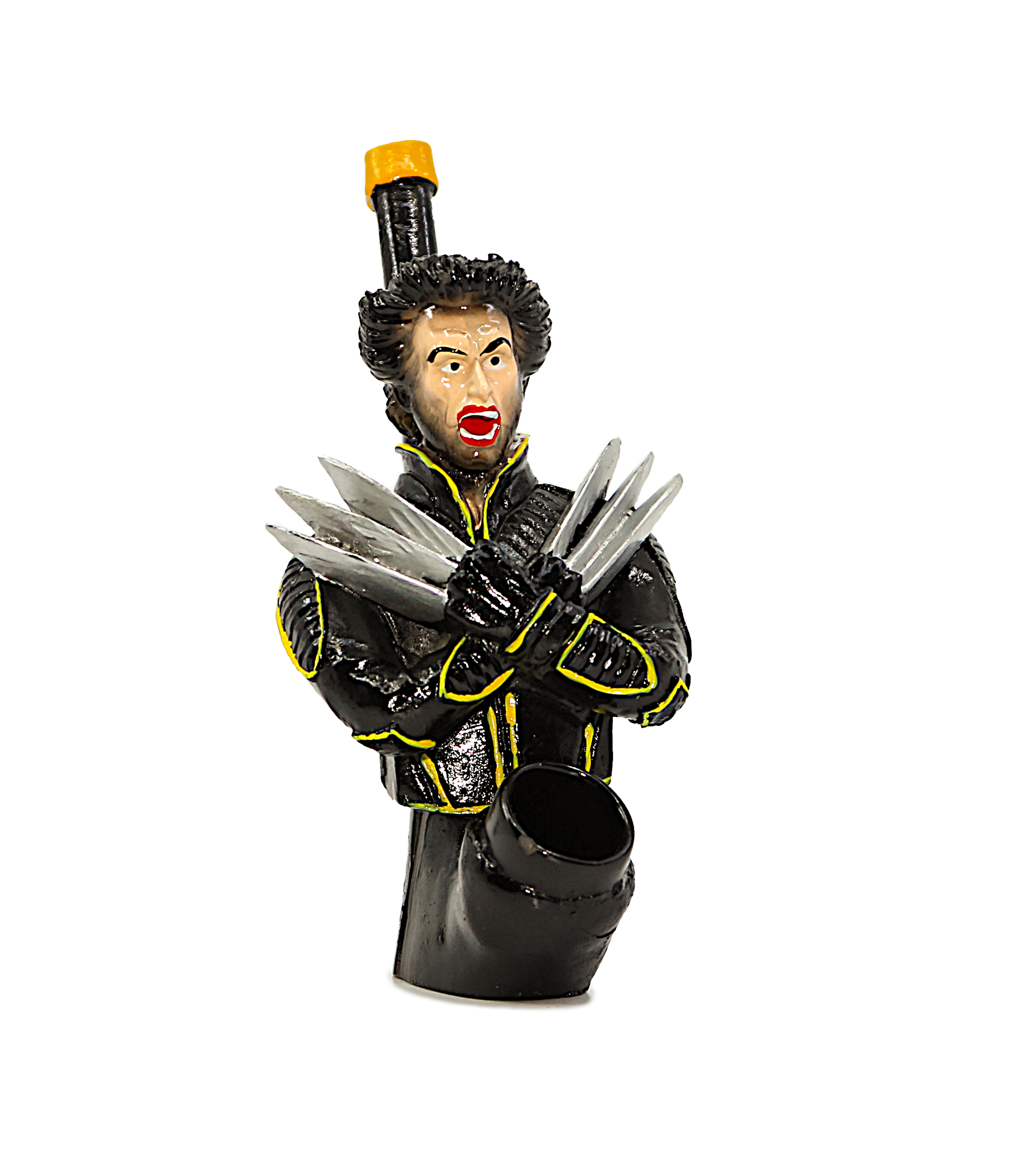 Bladez Resin Hand Pipe with Ceramic Bowl