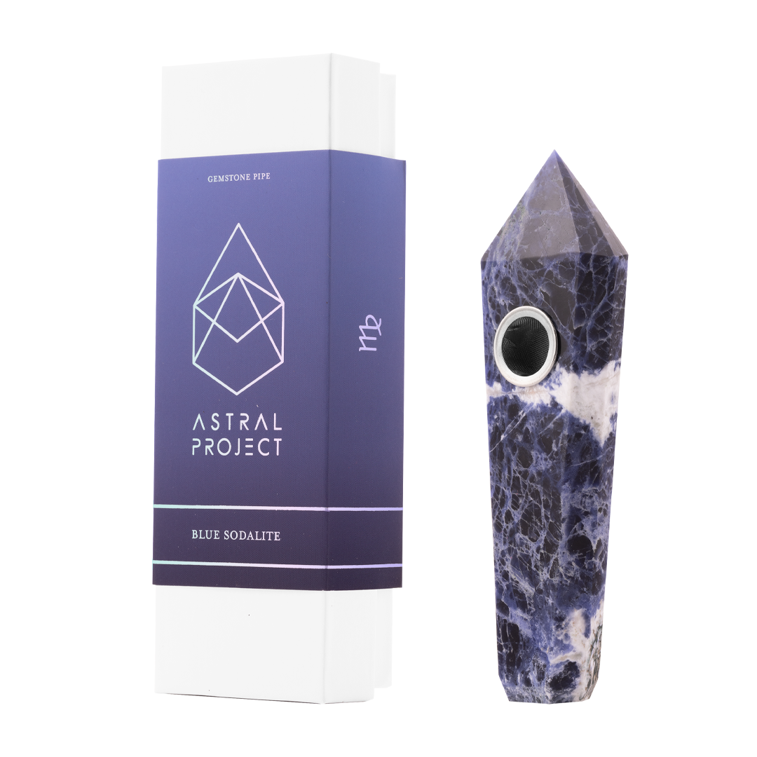 Curated Gemstone Hand Pipe 4.25 Inch