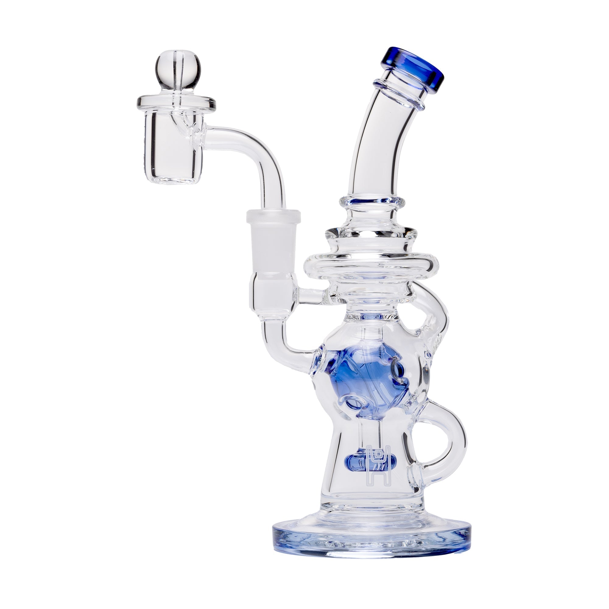 7-inch Swiss Recycler Rig with Quartz Bucket