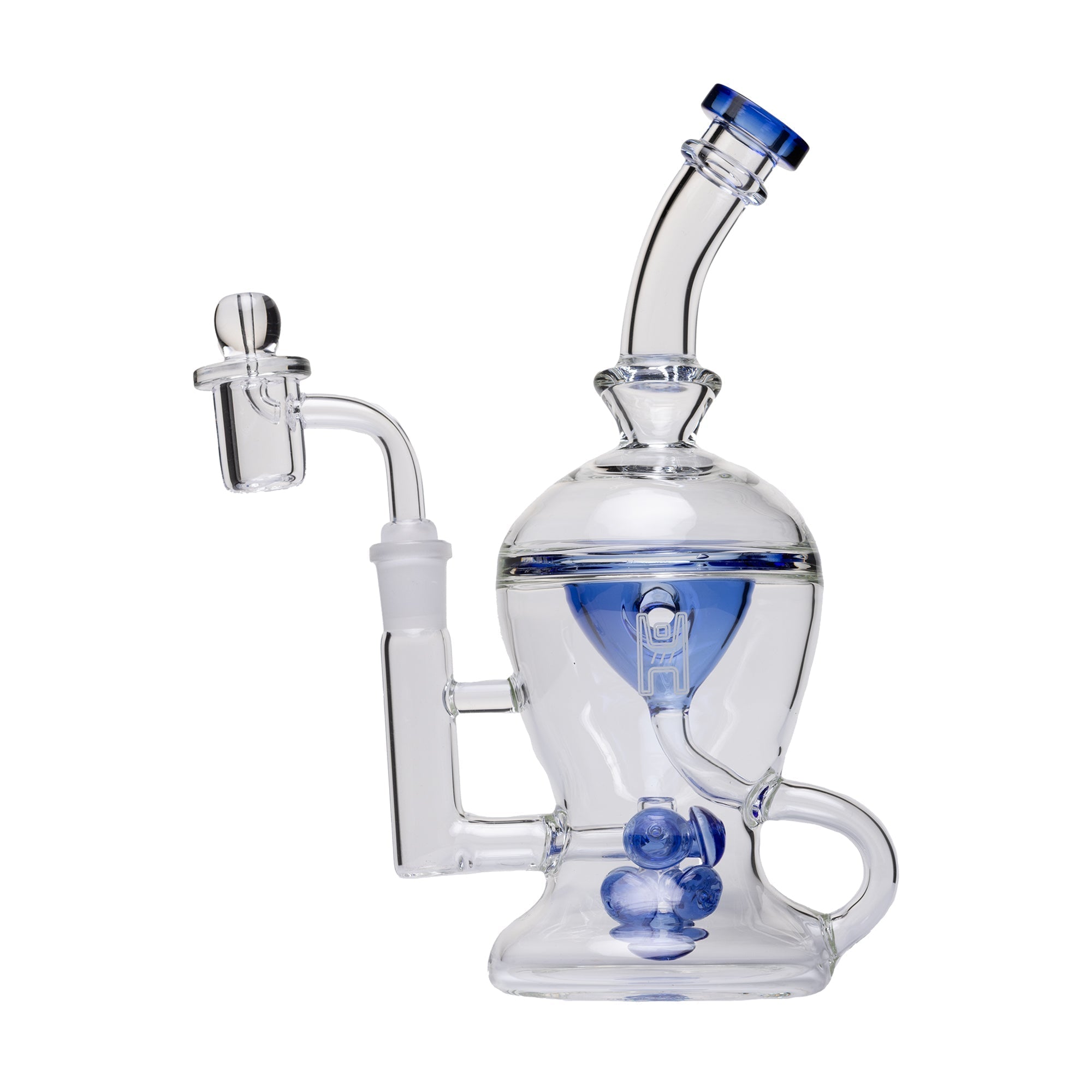 Nuke Glass Dab Rig with Mushroom Cloud Perc