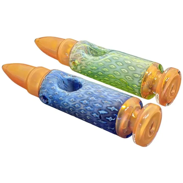 Artisan Fumed Glass Bullet Pipe
