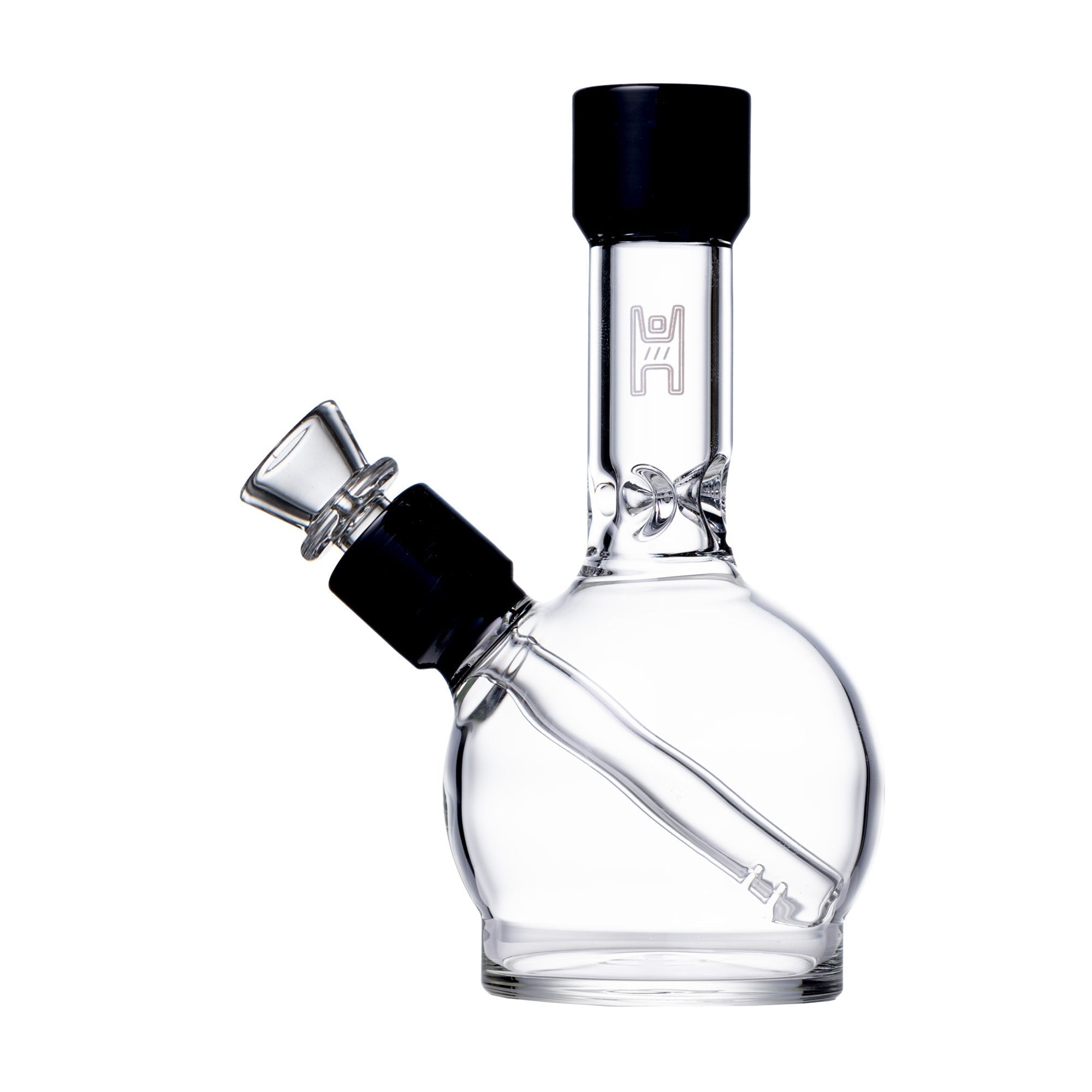 Compact 6-Inch Borosilicate Ball Water Pipe