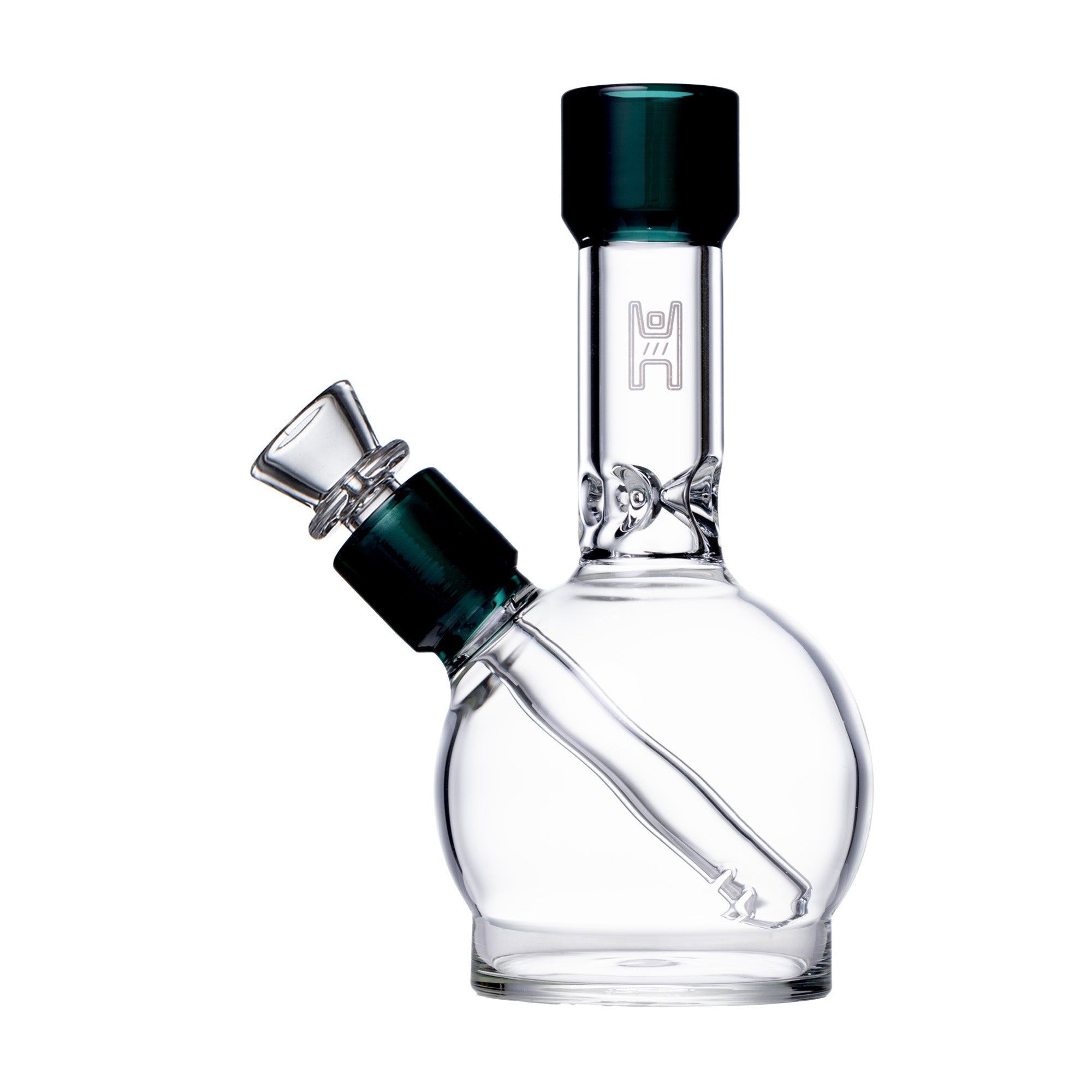 Compact 6-Inch Borosilicate Ball Water Pipe