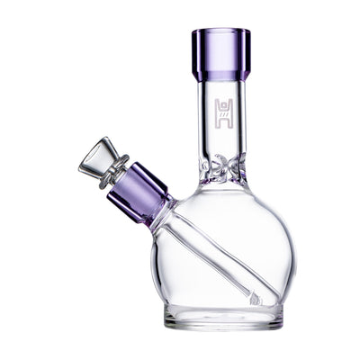 Compact 6-Inch Borosilicate Ball Water Pipe