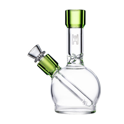 Compact 6-Inch Borosilicate Ball Water Pipe