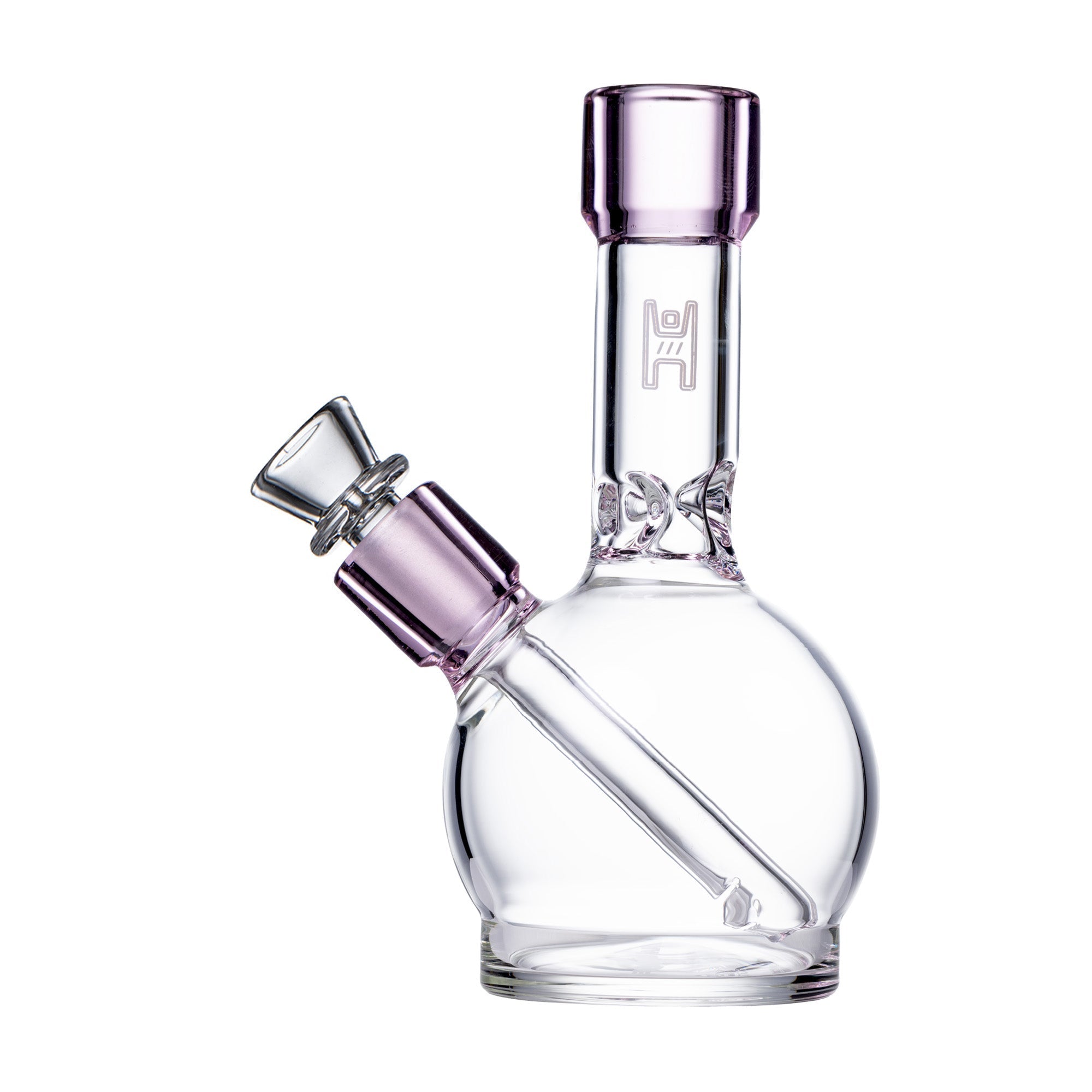 Compact 6-Inch Borosilicate Ball Water Pipe
