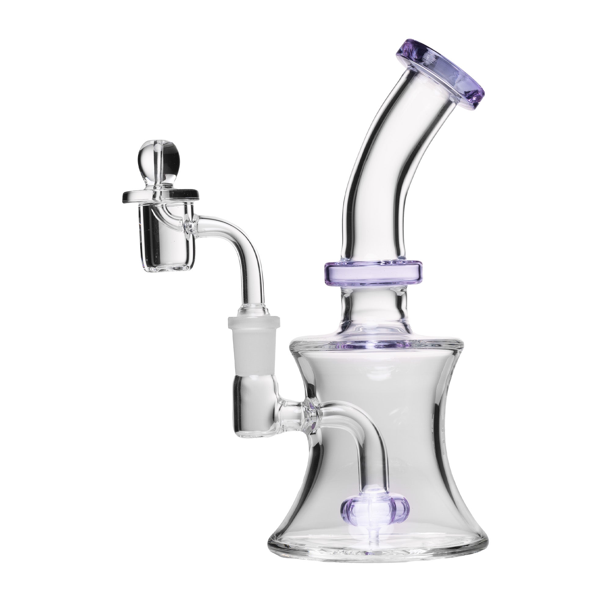 8 Inch Oil Can Rig with Quartz Bucket
