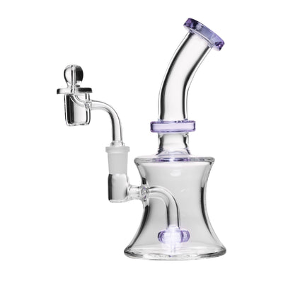 8 Inch Oil Can Rig with Quartz Bucket