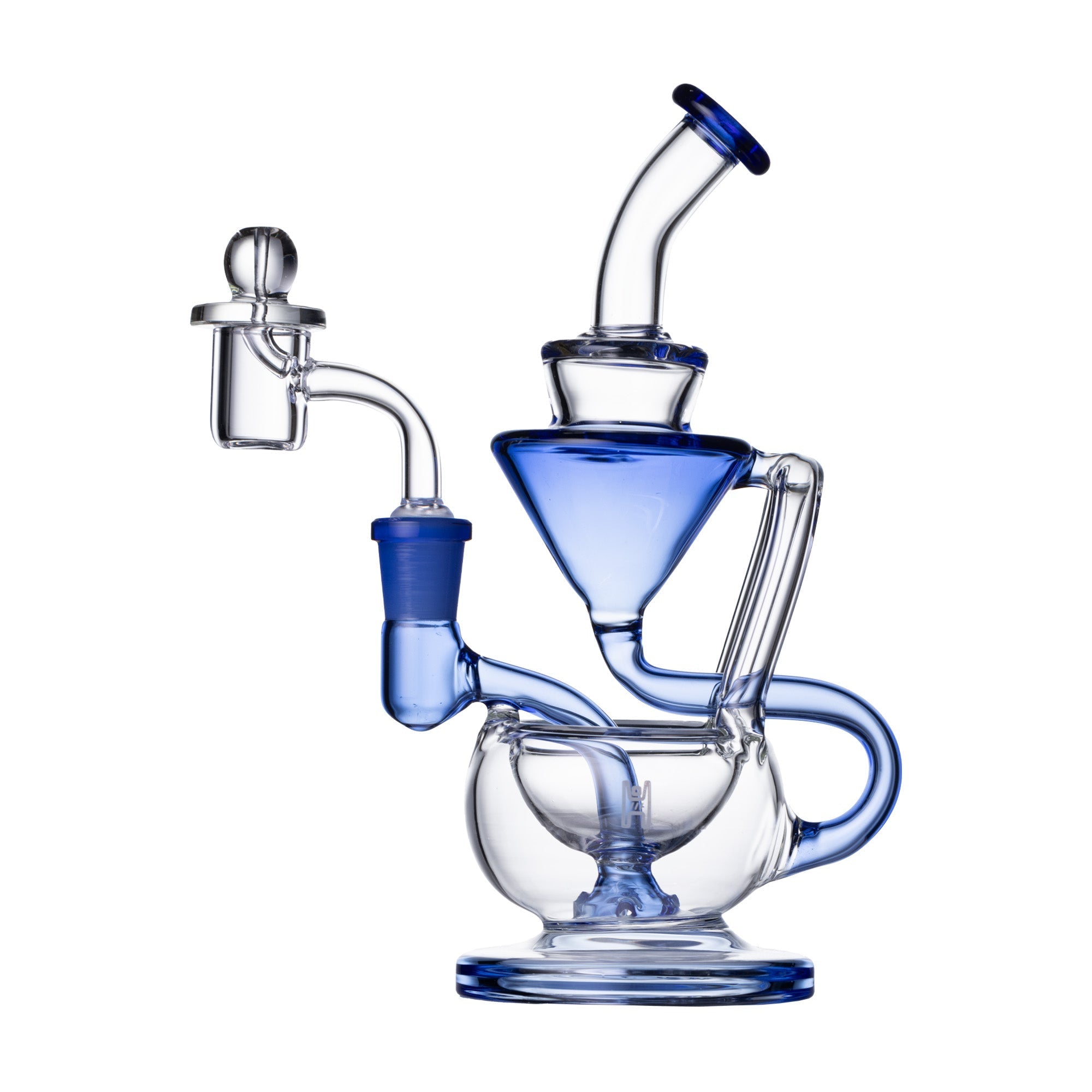 Compact 8-Inch Glass Recycler Rig