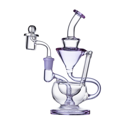 Compact 8-Inch Glass Recycler Rig