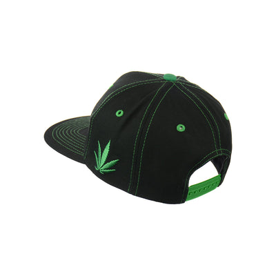 Embroidered Cotton Snapback Hat - Bold Style