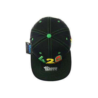 Good Vibes Embroidered Cotton Snapback Hat