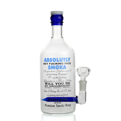 10-inch Liquor Bottle Design Water Pipe with 14mm Bowl
