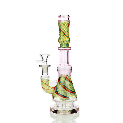 Precision Glass 11-inch Twisting Water Pipe
