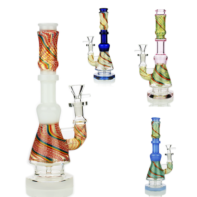 Precision Glass 11-inch Twisting Water Pipe