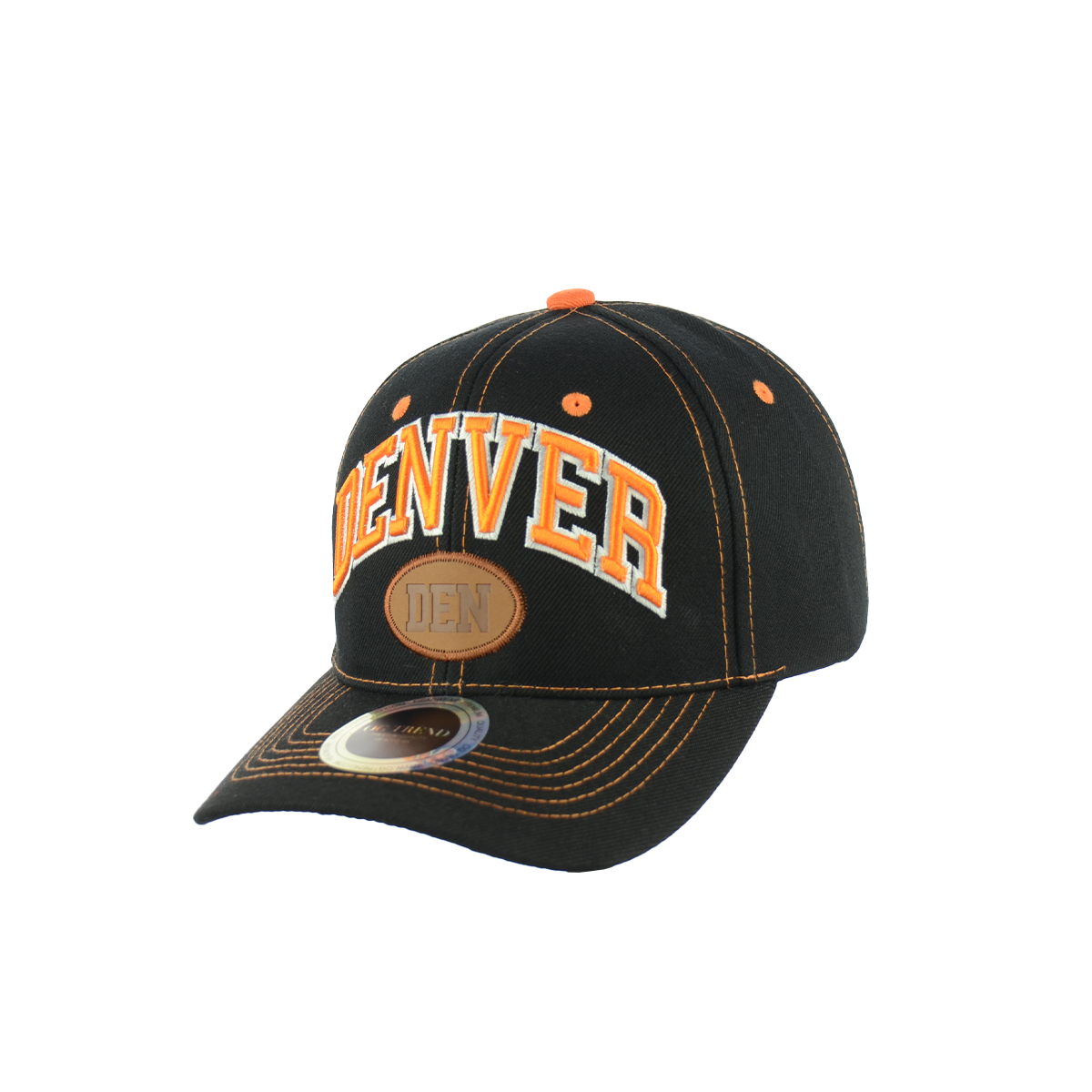 Denver Embroidered Baseball Cap with Velcro