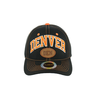 Denver Embroidered Baseball Cap with Velcro