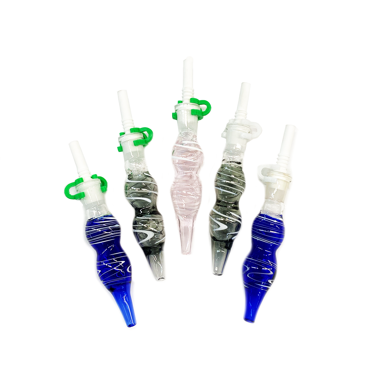 Compact 5 Inch Wig Wag Glass Nectar Collector