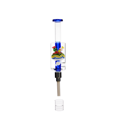 8 Inch Glycerin Nectar Collector with Ceramic Tip