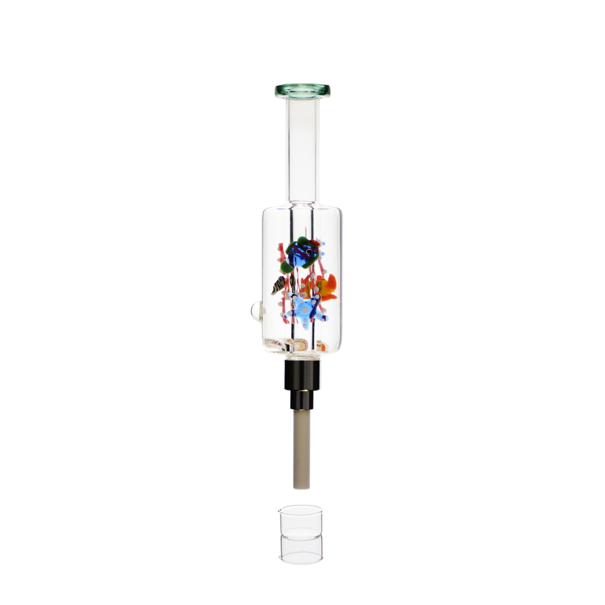 8 Inch Glycerin Nectar Collector with Ceramic Tip