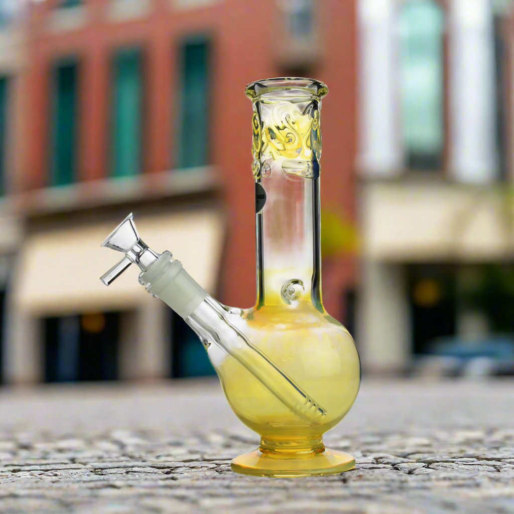 USA-Crafted Fume Glass Sphere Water Pipe