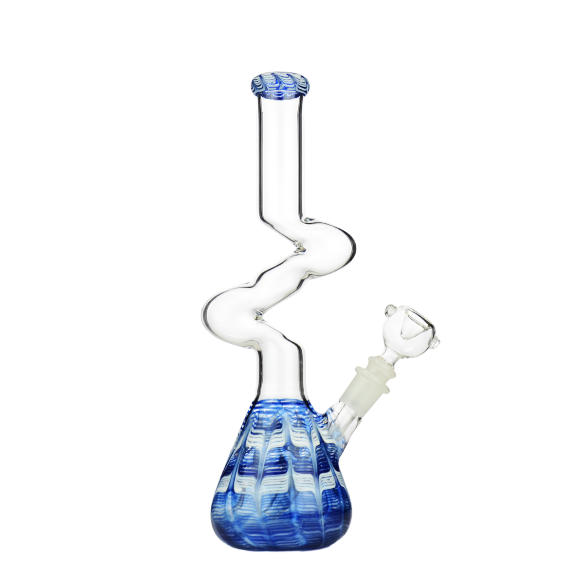 Artistic 12-Inch Zong Water Pipe with 14mm Bowl