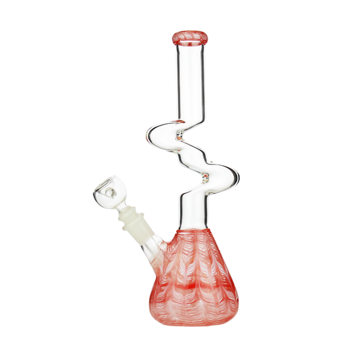 Artistic 12-Inch Zong Water Pipe with 14mm Bowl