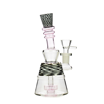 Distinctive 7-inch WigWag Water Pipe, 14mm Bowl