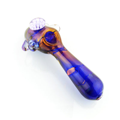 7-Inch Gold Locket Hammer Spoon Pipe