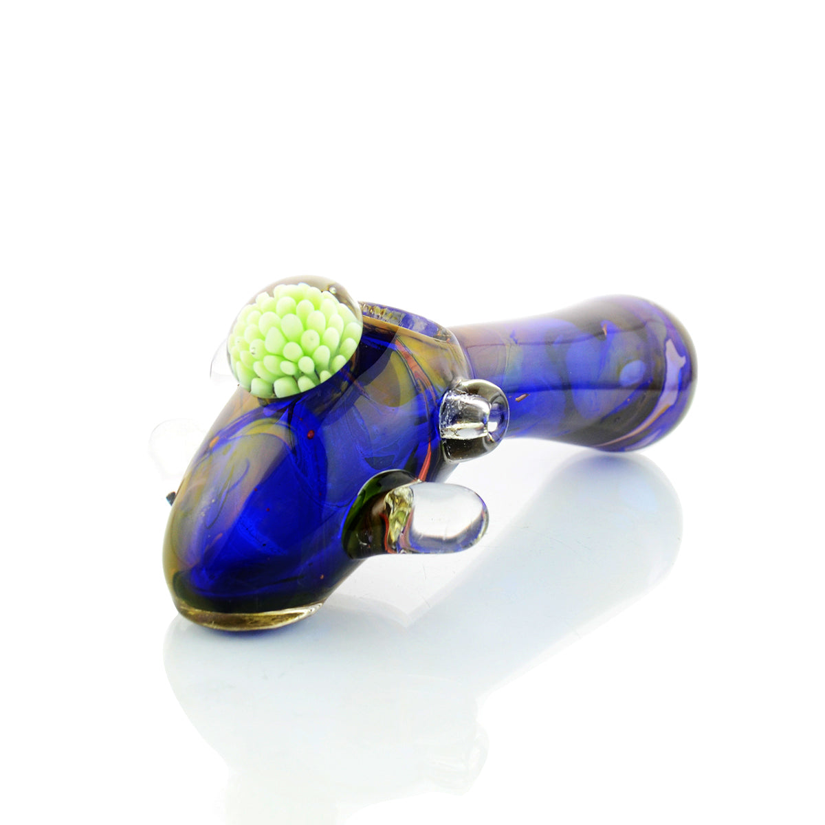 7-Inch Gold Locket Hammer Spoon Pipe