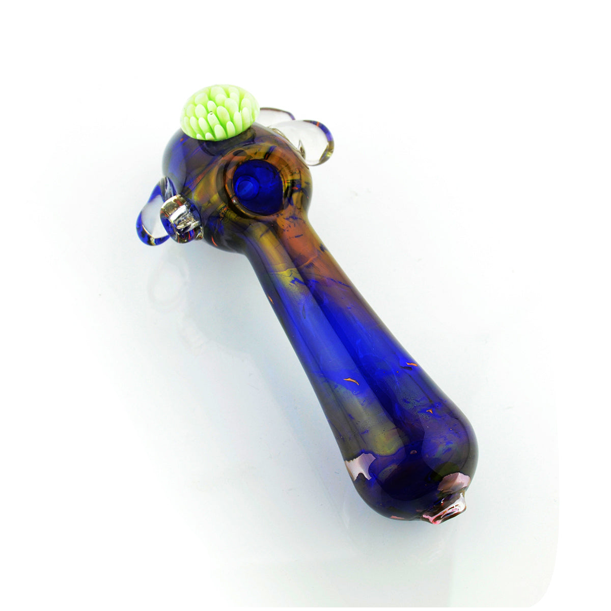 7-Inch Gold Locket Hammer Spoon Pipe
