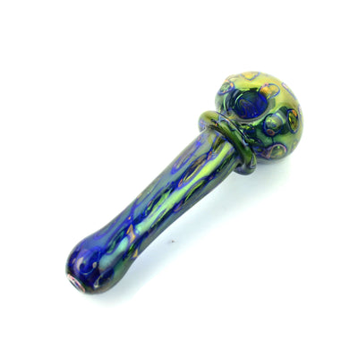 24k Gold Double Tube Rim Spoon Hand Pipe