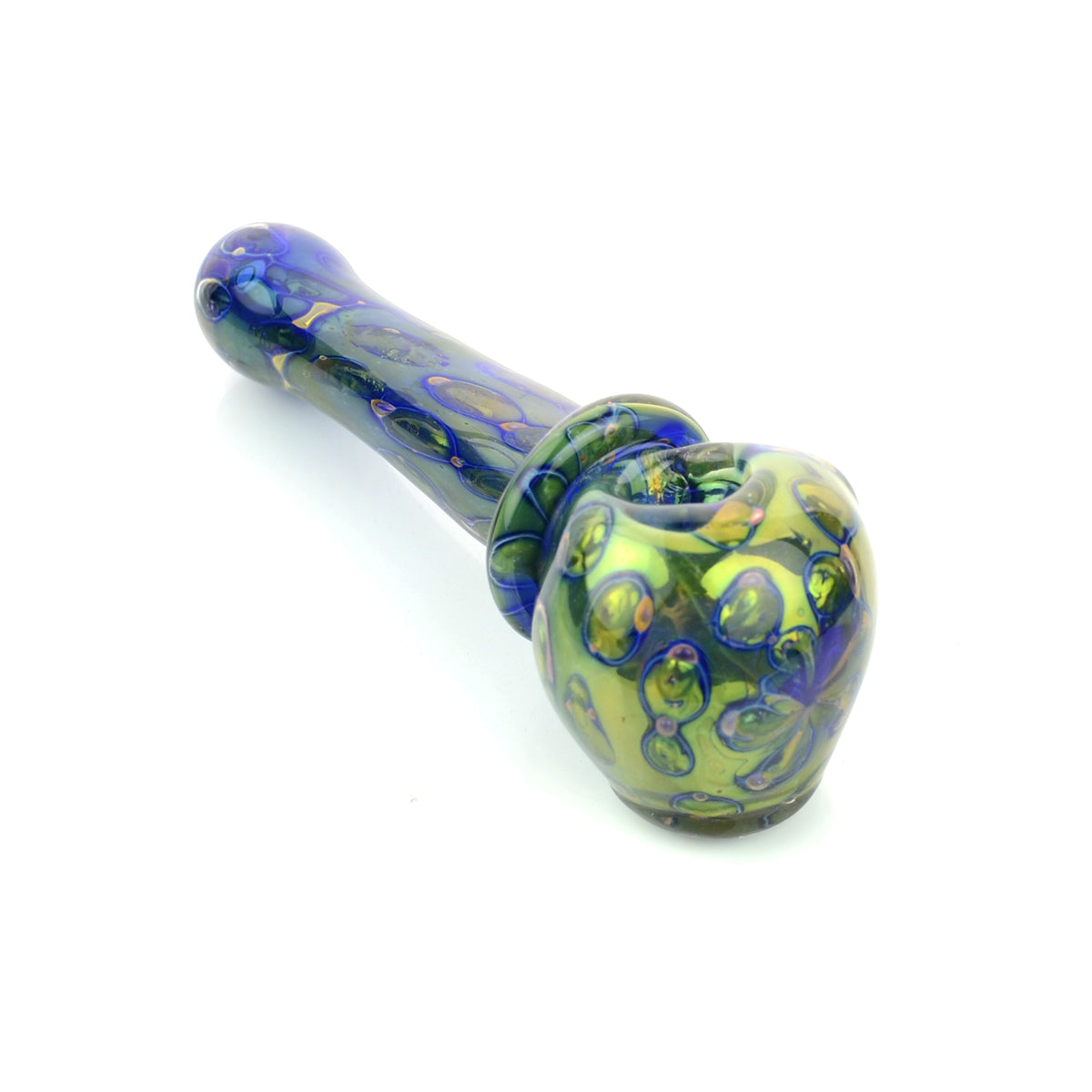 24k Gold Double Tube Rim Spoon Hand Pipe