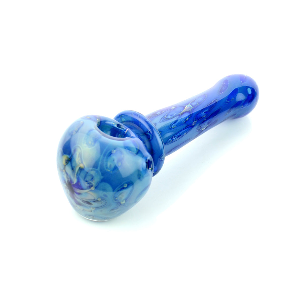 24k Gold Double Tube Rim Spoon Hand Pipe