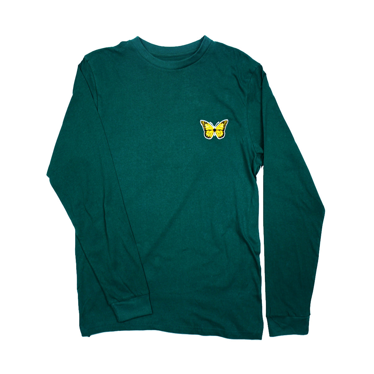 Premium Cotton Butterfly Embroidered Long Sleeve Tee