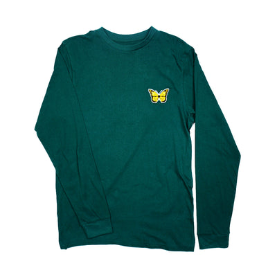 Premium Cotton Butterfly Embroidered Long Sleeve Tee