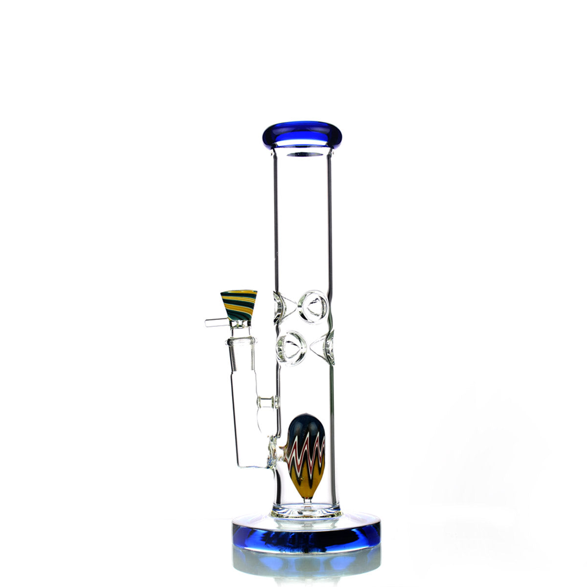 12-Inch Reversal Art Straight Shooter Water Pipe