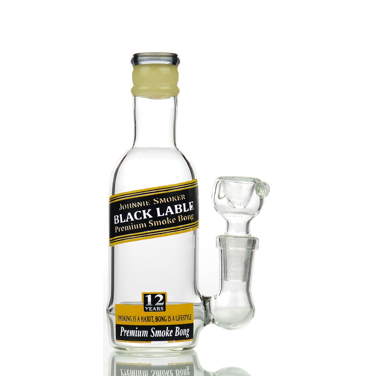 Micro Johnny Smoker Liquor Bottle Rig with L-Line Perc