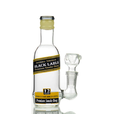 Micro Johnny Smoker Liquor Bottle Rig with L-Line Perc