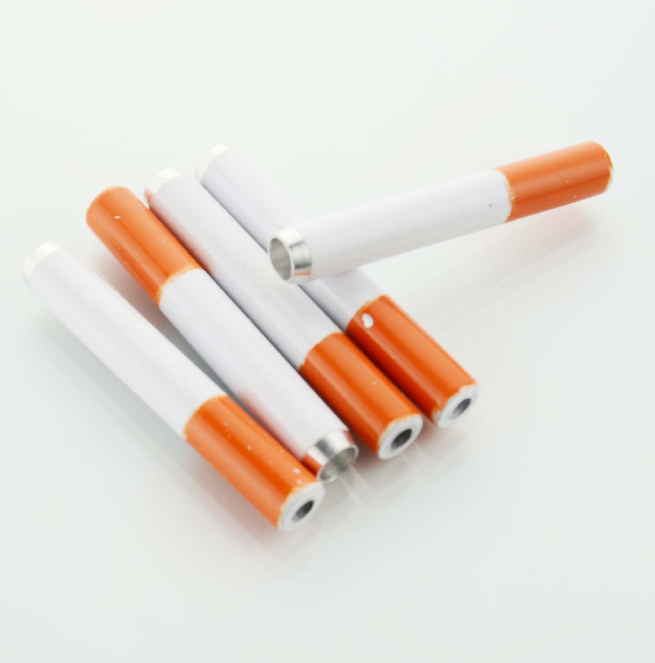 Compact Metal Cigarette-Style One Hitter