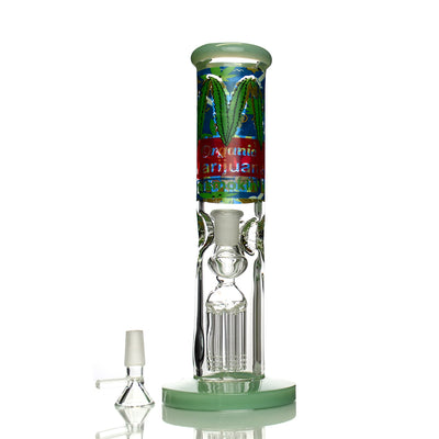 Organic Straight Shooter Water Pipe with Tree Chamber